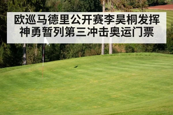 欧巡马德里公开赛李昊桐发挥神勇暂列第三冲击奥运门票
